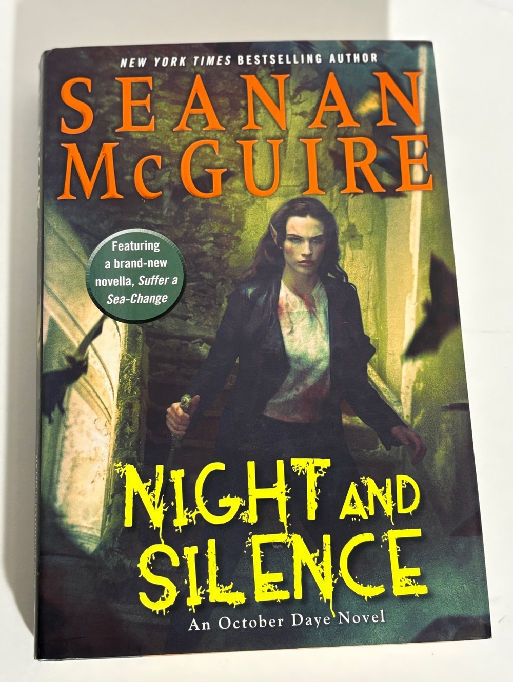 SIGNED Night and Silence Seanan McGuire Hardcover Book October Daye